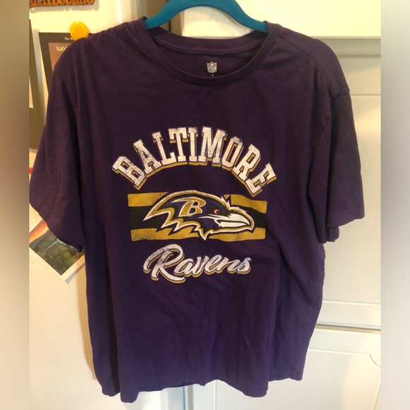 Baltimore Ravens Purple T-Shirt size mens large - Picture 1 of 3